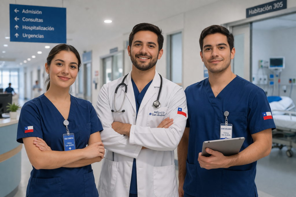 equipo médico de la clínica san andrés