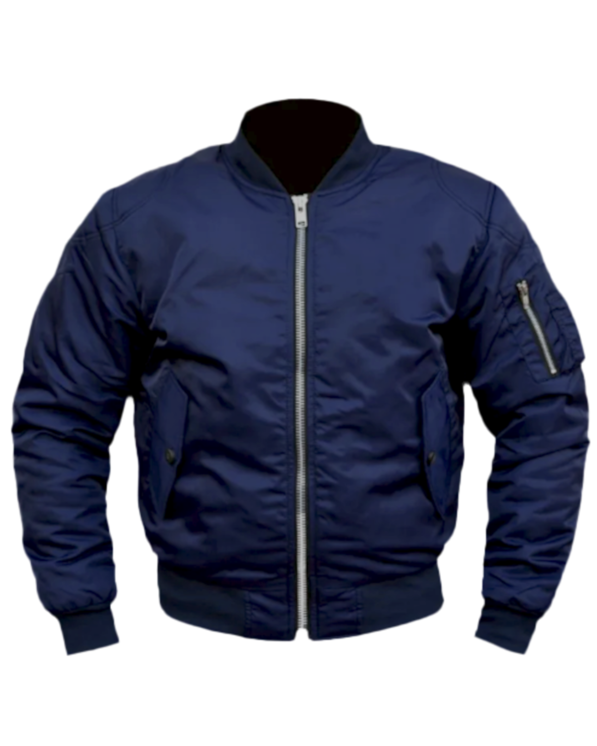 chaqueta bomber azul unisex chaqueta bomber azul unisex
