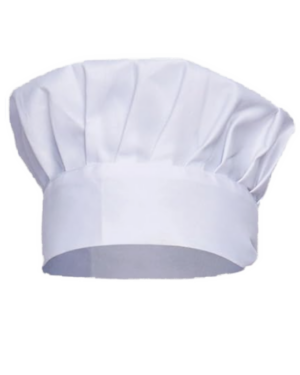 sombrero chef blanco